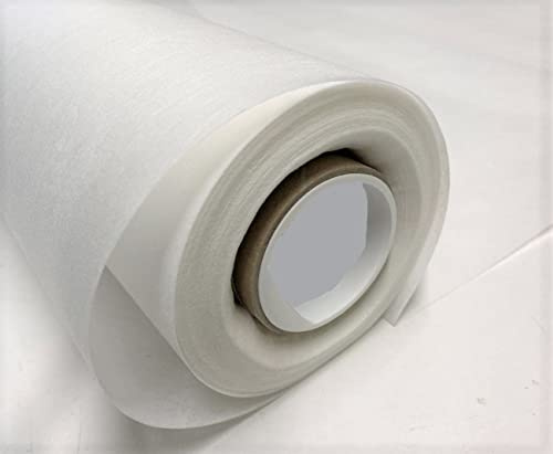 Stofftreff Santi 1 Meter Bügelvlies Styvlin, die Alternative zu H250 fixierbares Bügelvlies/Bügeleinlage Industriequalität Klebevlies Vliesstoff aufbügelbar, Weiß Alternative H 250