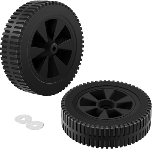 G437-0037-W1 Grillräder Ersatzteile für Charbroil Wheels Gas2coal 463344015 463436215 463347017 463343015 463376017 463432215 Kenmore 415.16115 23801 Grillrad, Kunststoff, schwarz, 17,8 cm, 2 Stück
