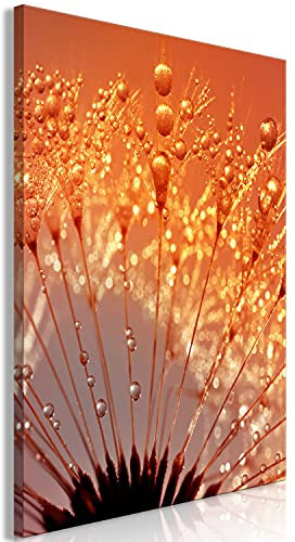 murando - Akustikbild Blumen Bilder Akustikschaum Hochleistungsschallabsorber Schallschutz Leinwand 1 tlg Wandbild Raumakustik Schalldämmung Pusteblume b-B-0416-b-a