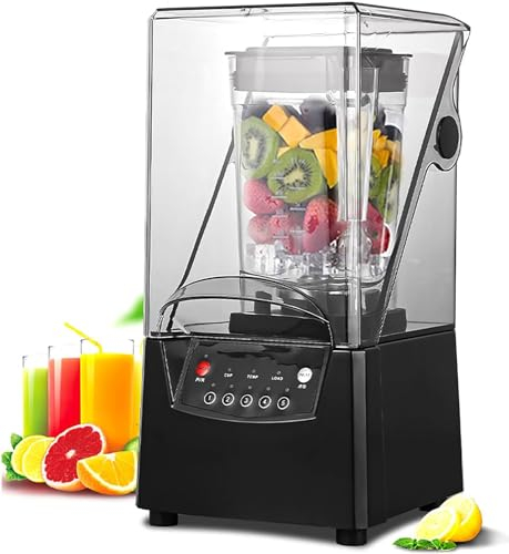 GEHPYYDS 2200W Blender Smoothie Maker, Portable Blender, 2L Smoothie Blender with 5 Presets, 17000RPM Shredded Ice, Silent Broken Wall Cooking Machine,For Smoothie, Fruits（2 cups）