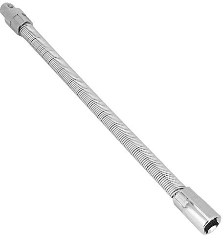 YDuupxe 1/2 Zoll Flexible Verlängerungsstange Ratschenverlängerung Flexibel Bitverlängerung Schaft Bithalter Verbindungsglied Funktionskopf mit Schloss und Magnetvorrichtung (350mm)