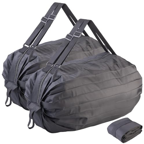 PEARL Falttasche: 2er Set Leichte Falt-Reisetasche aus Polyester, 30 L, mit 68-cm-Trageg (leichte Reisetasche Handgepäck, kompakte, Beutel)