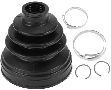 HEROFFIX CV Joint Boot Kit for Nissan Maxima 2002 for Nissan Juke 2014-2017 | 1 Set, Inner Constant Velocity Joint Boot, W/ Clamps, 397416N225, Black Rubber