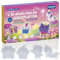 Smowo® 10mm Bügelperlen Platten Märchenwelt - Set mit 4 Steckplatten und Vorlagen - Einhorn, Prinzessin, Schmetterling, Cupcake - Große Stiftplatten für Kinder ab 3 Jahre