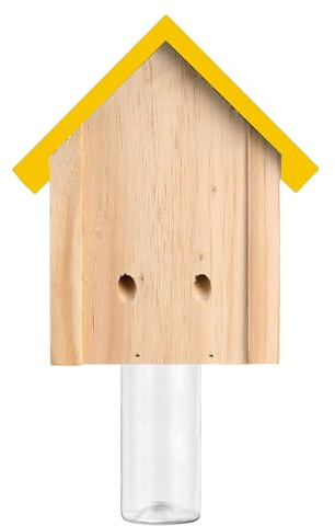Nest Holzhausform Carpenter Bienenfalle - Tischlerbienenfallen Für DraußenTischlerbienenfallen, Holzbienenfalle | Hornissenfänger Im Freien, Gartendekor Für Die Verbesserung des Frühlingsgartens