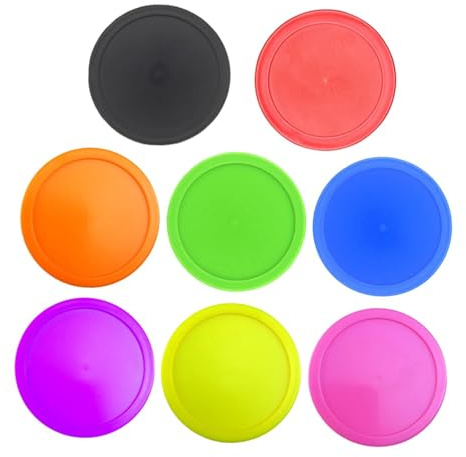 Fenteer Mini Table de Hockey sur Air, 8 Palets, pour Jeux de Société