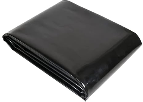 Revestimiento de estanque de 6 mm de grosor para estanques elevados de jardín, membrana duradera para aspecto natural para diferentes estanques, 5 x 10 m