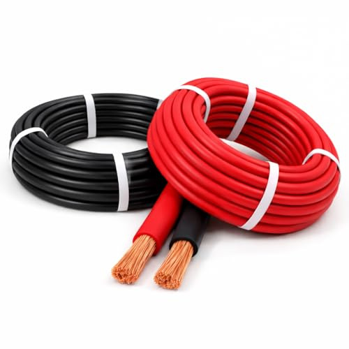 MKGT Hi-Flex 16mm2 110 Amp Automotive Starter/Inverter/Welding/Battery PVC Cable Wire (Red, 2 Metres)