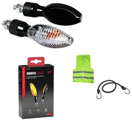 COMPATIBILE CON TRIUMPH TIGER 1050 ABS FRECCE A LAMPADINA PER MOTO FRECCIA NERA OMOLOGATA 10W LENTE BIANCA LUCE ARANCIONE ALTA RESISTENZA ALLE VIBRAZIONI