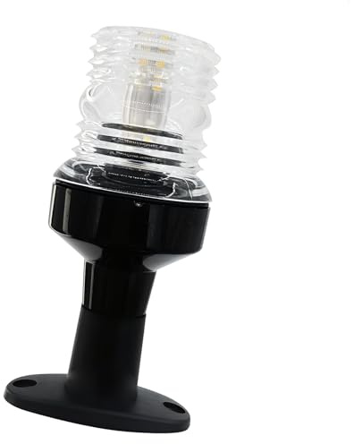LIbgiubhy All Round Lighting LED Boat Mast Light 54mm by 128mm White Navigation Lamp Construction White Marine Light