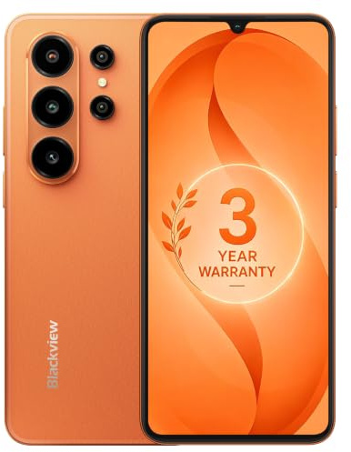 Blackview WAVE 10C Android 16 SIM-Free & Unlocked Mobile Phone, Orange | Android Phone with 6.88 HD+Display, 5000mAh Battery, 9.1mm Ultra Slim and 4GB Physical RAM, Ideal for Everyday Communication