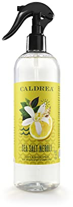 Caldrea Linen & Room Spray Air Freshener, Made with Essential Oils, Plant-Derived & Other Thoughtfully Chosen Ingredients Transparent, Sea Salt Neroli Scent, 16 Fl Oz