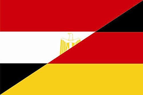 U24 Drapeau de moto - Drapeau de l'Égypte - 20 x 30 cm