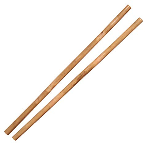 DEPICE 2er Pack Escrima Rattan extra schmal/extra leicht – 20-24 mm Durchmesser, 180 g, 68 cm lang