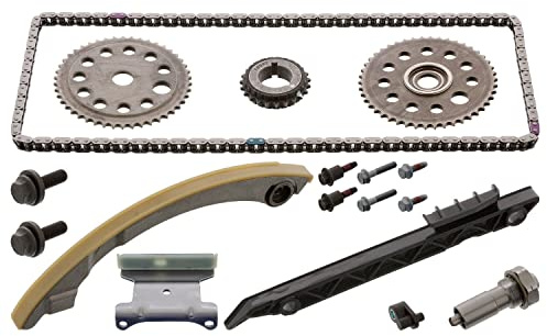 febi bilstein 44913 Steuerkettensatz für Nockenwelle, mit Gleitschienen und Kettenspanner , 1 Stück