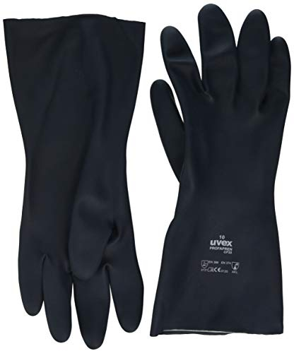 Guante de protección para manipulación de productos químicos uvex profapren CF33 talla 10