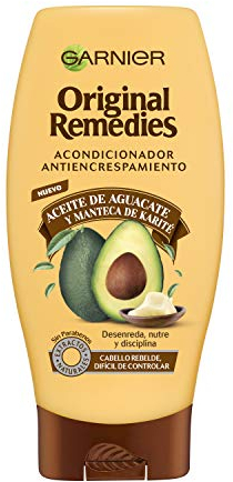Garnier Original Remedies Aceite de aguacate y manteca de karité Acondicionador para pelo rebelde y encrespado 250 ml