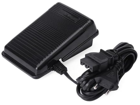 Nähmaschine Fußsteuerung Pedal Speed Controller Pedal Nähmaschine Teile für Sänger Elektronische Fußsteuerung Universal Home Nähmaschine Fußschalter Pedal Variable mit Netzkabel (EU-Stecker)