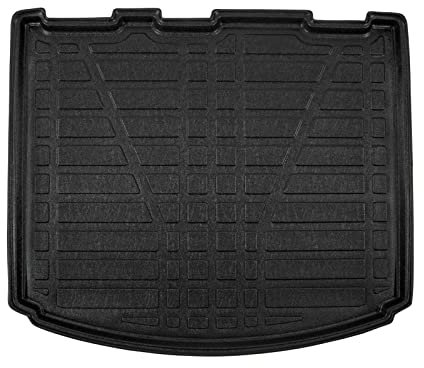 J&J AUTOMOTIVE | Tapis De Coffre sur Mesure pour Kuga 2 Mk2 2013-2019 Noir Antidérapant Bord Haut Toutes Saisons Adapté Animaux de Compagnie