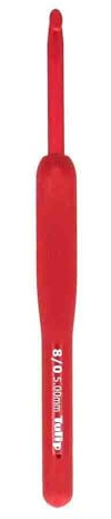Tulip Etimo Red Häkelnadel Softgriff 5,00 mm - 1 Stück