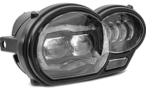 LED Scheinwerfer QL4 Kompatibel mit BMW R 1200 GS 04-12 Hauptscheinwerfer ECE