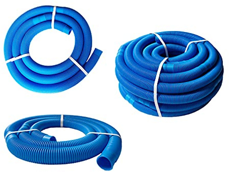 PoolSun Poolschlauch 38mm blau Schwimmbadschlauch (6 Meter)