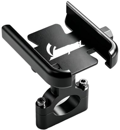 DSMBKS per Vespa LX LXV Sprint GTS GTV 50 150 250 300 300ie Accessori Moto Manubrio Supporto per Telefono Cellulare GPS Staffa di Supporto