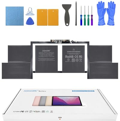 ASMARK-batteri för MacBook Pro 15-tums A1707(2016-2017) Batteri för bärbar dator