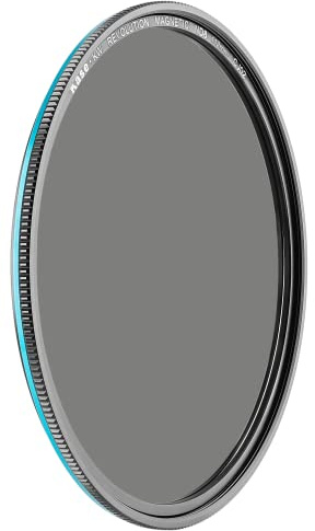 Kase Wolverine Revolution 112 mm magnetischer ND8 3-Stop-Filter aus gehärtetem optischem Glas, stoßfest, mit blauem Ring und Adapter