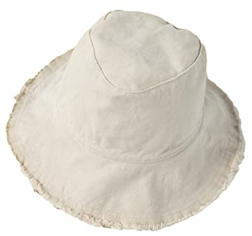 SUNTRADE Lässiger Sommerhut für Damen, Sonnenschutz, Strand, Urlaub, Reisezubehör, Cream, M/L