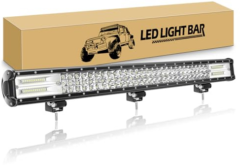 RIGIDON Barra Led 71 cm 28 396W Barra de Luz de Trabajo Led 12V 24V | 6000K Blanco, IP67 Impermeable, Largo Alcance Barras Luminosas Leds para 4x4 Coche Off Road Camión SUV ATV Todoterreno Barco