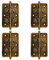 Cimown Bisagras Antiguas - Bisagras Decorativas - Bisagras articuladas - Bisagras para Muebles - Bisagras para Armarios - Bisagras para Puertas,Adecuadas para Muebles, Puertas (colmillo xing)