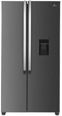Réfrigérateur américain CONTINENTAL EDISON - CERA532NFIX-Total No Frost (Sans givre)- 529L - L90cm xH177cm - Moteur inverter-Inox