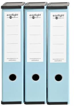 Box File Laminated Foolscap, Pastel Blue | Assorted Box of 3