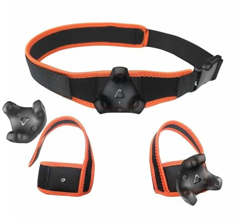 Jadery VR-Tracker-Gurte, 3-in-1, für Vive Ultimate Tracker, Vive Tracker, Tundra Tracker, Ganzkörper-Tracking-Gürtel im VR-Chat, Dance Dash und andere FBT-Apps (neues Modell für 2024)
