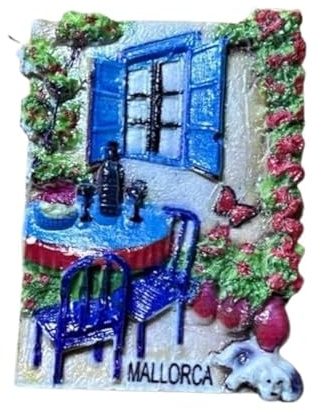 Mallorca Spanien Mallorca Magnet Mallorca Souvenir Mallorca Kühlschrankmagnet Balearische Inseln Souvenir 211224