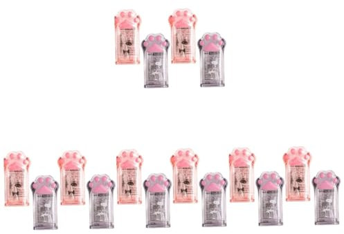 EXCEART 16 STK Kohlestift Bleistiftspitzer mit einem Loch handgehaltener Bleistiftspitzer Kawaii Bleistiftspitzer kleine Bleistiftspitzer die Katze Katzenpfote Handbuch Messerschärfer Kind