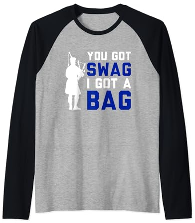 Du hast Beute in der Tasche, Dudelsackpfeifer, Scottish Kilt Inspector. Raglan