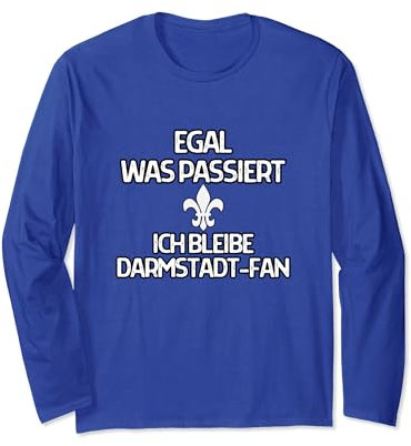 Darmstadt Aufstieg Fußball Lilien Fan 98 Hessen blau weiss Langarmshirt