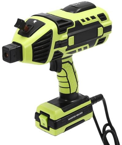 Ecoggeder Máquina de soldar manual de 4,6 kW, soldadora manual, 24,8 V, máquina de soldadura eléctrica para soldadura de acero al carbono, hierro fundido, acero aleado (verde)