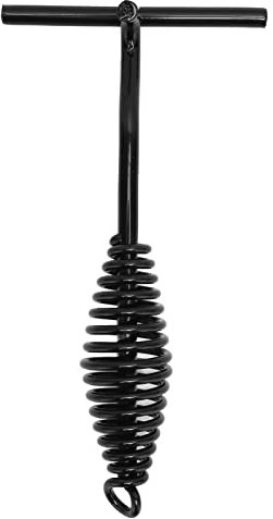 Oven Rack Puller, Dutch Oven Accessories Dutch Oven Tripod with Spiral Handle 26CM Length Iron Lid Lifter, Camp Dutch Oven Lid Lifter, Outdoor Oven Lid Lifter for Outdoor Hiking