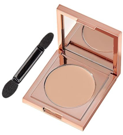 Farbiger Tonerde-Augenkorrekturstift, CC-Augenkorrekturstift Und Pinsel, Feuchtigkeitsspendender Concealer für Die Augen, Farbkorrekturstift für Augenringe (01-leichte Haut)