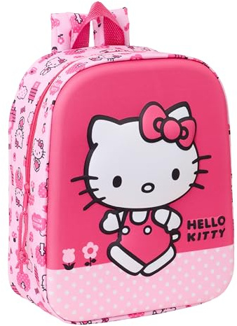 safta 622570011 Hello Kitty 3D Mini 6L 32x43x14 Cm Backpack One Size