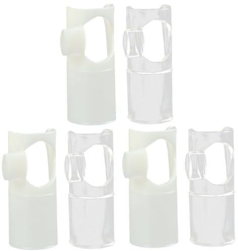 Veemoon 6pcs Flute Blow Aid Mouthpiece Replacement Part for Beginner Flute Players Practice Accessory