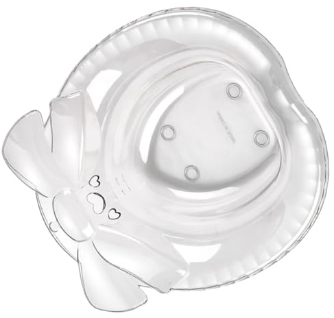 GAROZATION Sitzbad Für Wc Sitz Verdickt Robust Transparent Sitzbadewanne Zur Wochenbettpflege Komfortables Waschbecken Für Schwangere Senioren Und Patienten