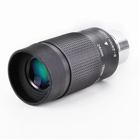 Telescope Eyepiece, 8–24 mm Zoom-Teleskop-Okular (1,25 Zoll). ，Parts