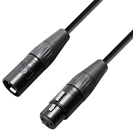 Adam Hall Cables 4 STAR MMF 0150 KRYSTAL - Microphone Cablel KRYSTAL EDITION XLR ffemale x XLR male | 1.5 m
