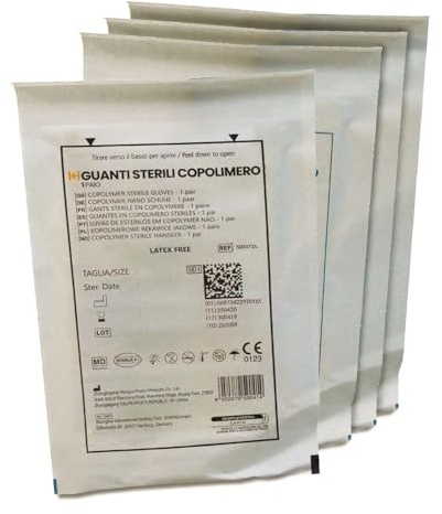 Pharma[+] 20 Paia Guanti STERILI MONOUSO - tg L