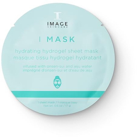 IMAGE Skincare, I MASK Hydrating Hydrogel Sheet Mask, Hyaluronic Acid Hydro Facial Mask, Refreshing, Hydrating and Soothing, 1 Pack