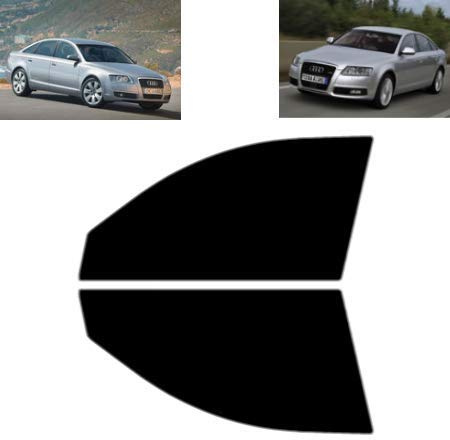 Passgenaue Tönungsfolie für-Audi A6 4-Türen Limousine 2004-2011 - Vordere Seitenscheiben (20% Schwarz)